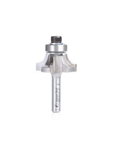 Amana Tool 49582, 1-1/8" x 1/4" x 2-3/32" 4FL CT Corner RD Router Bit