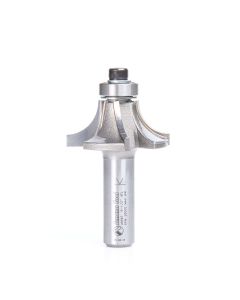 Amana Tool 49587, 1-5/8" x 1/2" x 2-3/4" 4FL CT Corner RD Router Bit