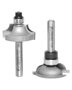 Amana Tool 49643 1/4" Carbide Tipped Bead Stile and Rail Router Bit Set