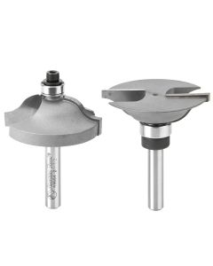 Amana Tool 49667 1/4" Carbide Tipped Ogee Stile & Rail Router Bit Set