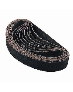 Makita 742303-3 1‑1/8" x 21" 80 Grit Abrasive Belt, 10 Piece