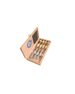 Two Cherries 5001559 Chisels Set of Four in Wooden Box