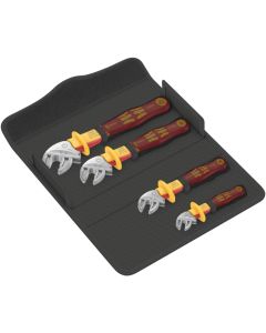 Wera Tools 5020170001, 4 PC 6004 Joker VDE 4 Set 1 VDE-insulated Self-Setting Spanner Set