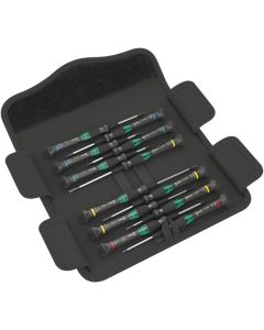 Wera Tools 5073675001, 12 PC Kraftform Micro 12 Universal 1 Screwdriver Set