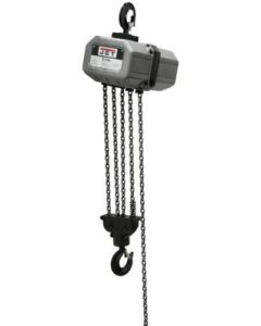 JET 511000 5SS-1C-10, 5 Ton Chain Hoist with 10' Lift, 1PH, 115V/230V PREWIRED 230V