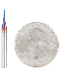 Amana Tool 51394-K Spektra 1.1mmDIA x 3mmSHK Plastic Cutting Up-Cut Router Bit