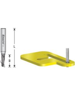 Solid Carbide Spiral 'O' Flute, Plastic Cutting Up-Cut & Down-Cut Router Bits