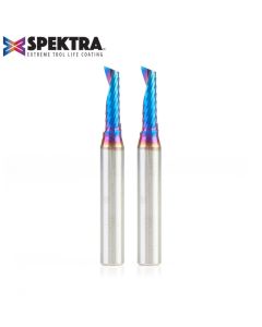 Amana Tool 51417-K-2 Spektra 3/16" x 1/4" x 2" 1FL SC Plastic Cutting Router Bit, 2/Pack