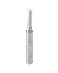 Amana Tool 51417 3/16" Solid Carbide CNC Up-Cut Spiral 'O' Single Flute Plastic Cutting Router Bit