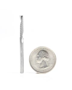 Amana Tool 51437 1FL 1/8"D x 1/8"SHK Up-Cut Spiral O PLSTC Cutting Router Bit