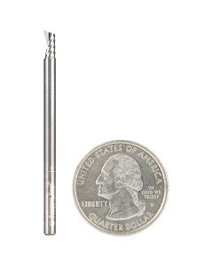 Amana Tool 51443 1/8" Solid Carbide CNC Spiral 'O' Flute Long Up-Cut Router Bit