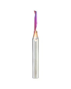 Amana Tool 51446-K Spektra 1/8" Solid Carbide Up-Cut Spiral Single 'O' Flute Plastic Cutting Router Bit