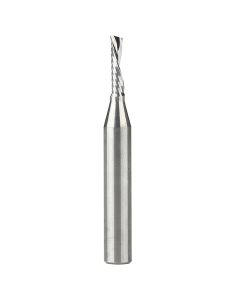 Amana Tool 51511 1/8" Solid Carbide CNC Down-Cut Spiral 'O' Single Flute Plastic Cutting Router Bit