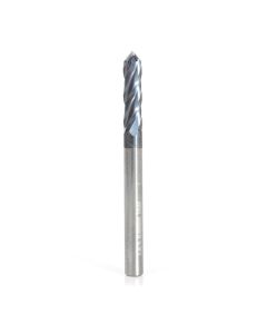 Amana Tool 51690, 1/8" x 1/8" x 1-1/2" 4FL 90 Deg SC AlTiN Router Bit