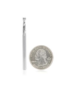 Amana Tool 51780 2FL 3/8"D x 3/8"SHK Up-Cut Ball Nose Spiral O PLSTC Cutting Router Bit