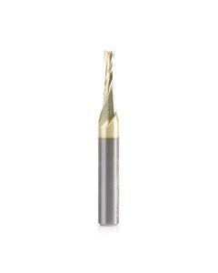 Amana Tool 51852-Z 2FL 1/8"D x 1/4"SHK Up-Cut Spiral O ZRN ALUMN Cutting Router Bit