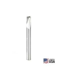 Amana Tool 51892, 1/4" x 1/4" x 2-1/2" 2FL Spiral O Flute Plastic Cutting Router Bit