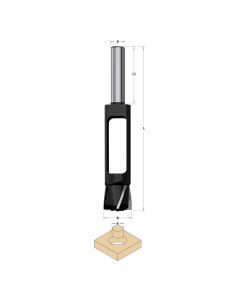 CMT Tools 529.508.31, 2-15/32" x 5/8" x 2" RH Plug Cutter