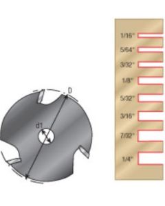 3 Wing Slotting Cutters