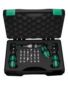 Wera Tools 5350451001, 27 PC 7445/46/47 Kraftform Torque Screwdriver Set