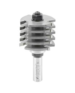 Amana Tool 53610 1-7/8" Carbide Tipped Box Joint Router Bit with Upper Ball Bearing 3-Flute Set
