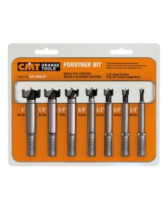 CMT Tools 537.000.07, 7-Piece 3/8" RH Forstner Bit Set
