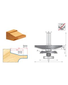 Traditional Raised Panel Router Bits w/ Back Cutter