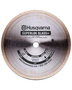 Husqvarna 542776618 10" Superlok Glass + Wet Continuous Diamond Saw Blade