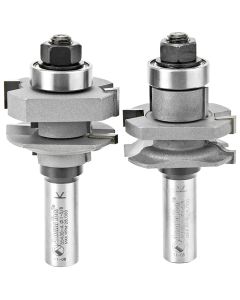 Amana Tool 55430 1-5/8" Carbide Tipped Ogee Stile and Rail 2 Piece Router Bit Set
