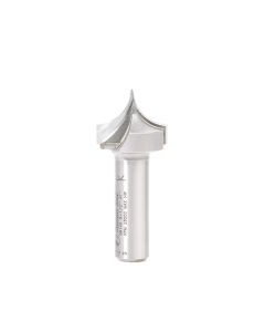 Amana Tool 56145, 1" x 1/2" x 1/2" 2FL CT Point/Roundover Router Bit