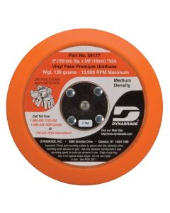 Dynabrade 56177 6" Viny-Face Non-Vacuum Random Orbital Sanding Pad