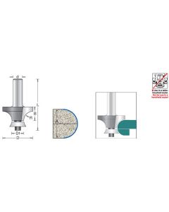 Corner Rounding Router Bits w/ Ultra-Glide Radius Bearing