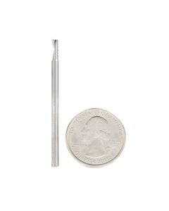 Amana Tool 57314 1FL 3mm D x 3mm SHK Up-Cut Spiral O PLSTC Cutting Router Bit