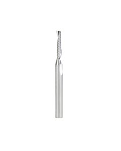 Amana Tool 57319 1FL 4mm D x 6mm SHK Up-Cut Spiral O PLSTC Cutting Router Bit