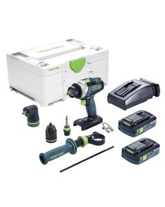 Festool 576778 TPC 18/4 HPC 4,0 I-Set Quadrive Cordless Percussion Hammerdrill Driver Kit