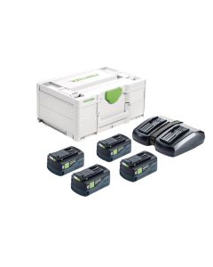 Festool 578675, SYS 18V 4xHP5/TCL6DUO Energy Sets
