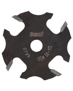 Freud 58-112 1/4" Slot Carbide Tipped Four Wing Slotting Cutter