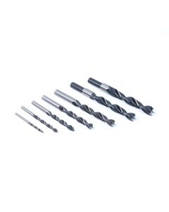 Timberline 606-200, 7 Piece Brad Point Wood Drill Bit Set