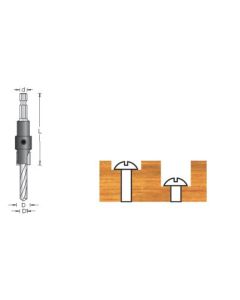 Carbide-Tipped Counterbores w/ Hex Shank