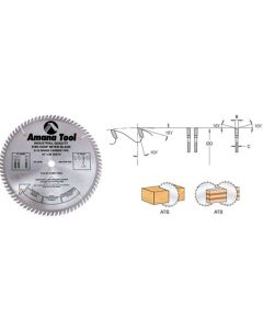 Thin Kerf Miter Saw Blades - ATB Grind