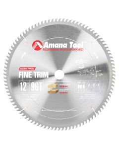Amana Tool 612960 12" Carbide Tipped Trim Saw Blade