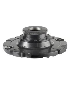 Amana Tool 61342 6-5/16" Insert Carbide Adjustable Groove Shaper Cutter with Scorer and Ring Nut