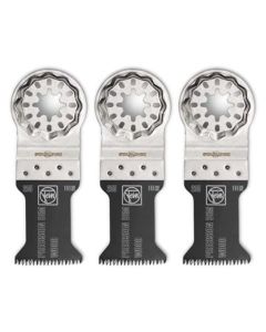 Fein 63502205270 1-3/8" x 2" SL E-Cut Precision Bimetal Saw Blade, 3 Pack