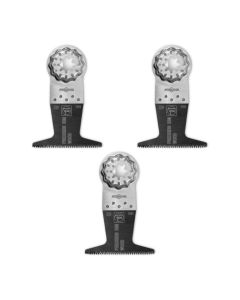 Fein 63502229270 2-1/2" x 2" Bimetal SL E-Cut Precision Saw Blade, 3 Pack