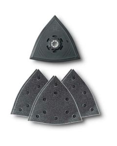 Fein 63806204210, 5-1/8" Perforated Triangle SLP Sanding Pad Set