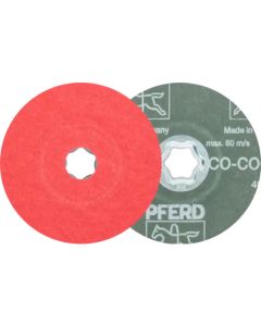Pferd 64193008, Combiclick 40729 4-1/2" 80G Fiber Disc, 25/Box