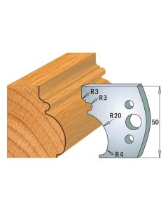 CMT Tools 690.501, 5/32" x 1-31/32" Pair of Profile Knives for Insert Shaper