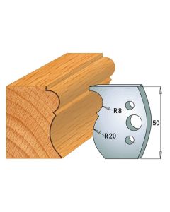 CMT Tools 690.502, 5/32" x 1-31/32" Pair of Profile Knives for Insert Shaper