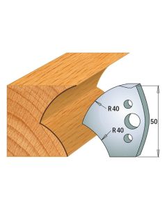 CMT Tools 690.550, 5/32" x 1-31/32" Pair of Profile Knives for Insert Shaper