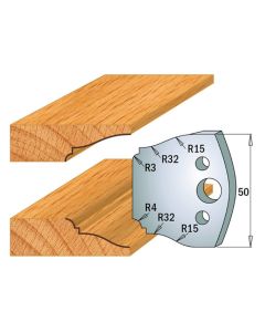 CMT Tools 690.568, 5/32" x 1-31/32" Pair of Profile Knives for Insert Shaper